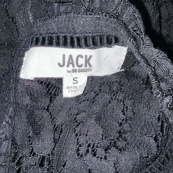 BB Dakota Black Lace Blouse Size Small - Picture 8 of 12